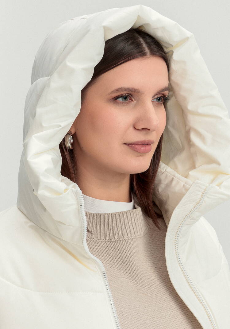 Пуховик стеганый с накладными карманами шир.  750, рис. 16