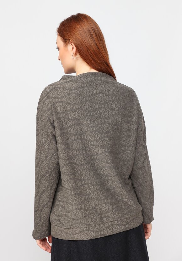 Джемпер из трикотажной фактурной ткани шир.  580, рис. 3