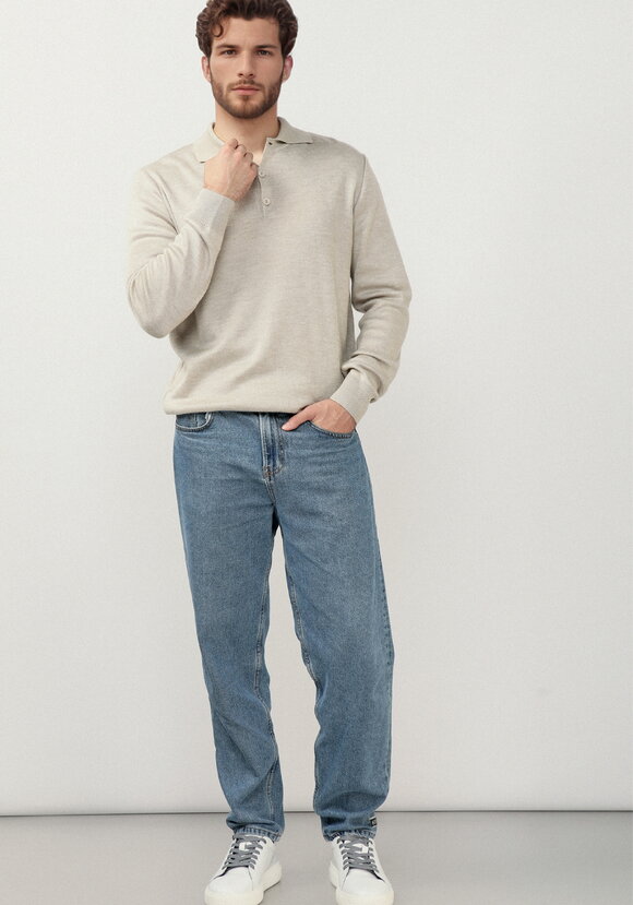 Джемпер-поло на пуговицах шир.  580, рис. 14