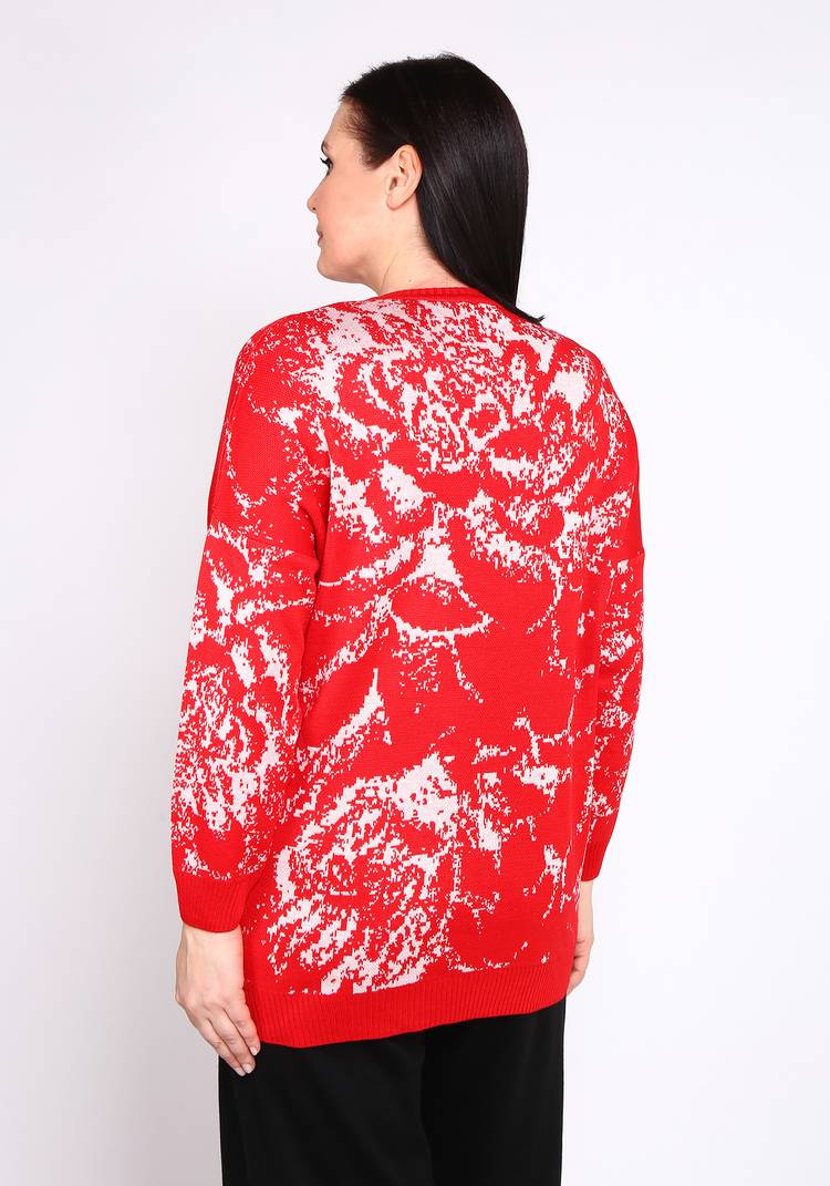 Туника свободного кроя с цветочным орнаментом шир.  750, рис. 3