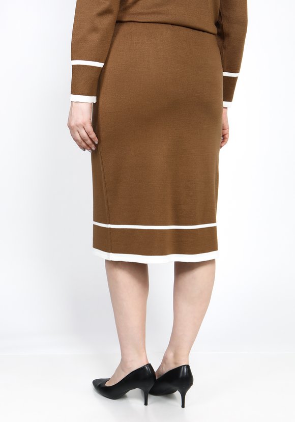 Юбка прямая на мягкой резинке шир.  580, рис. 6