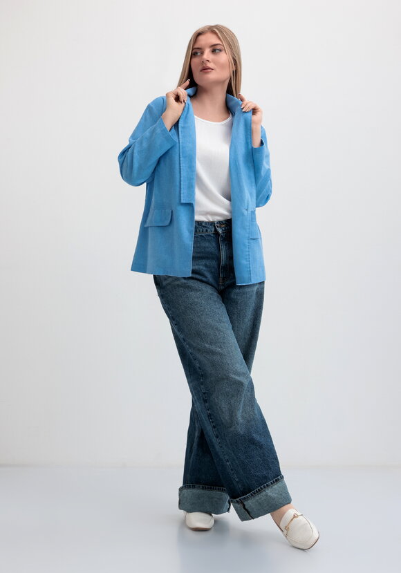 Пиджак прямого кроя с карманами шир.  580, рис. 2