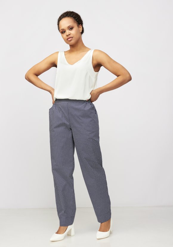 Хлопковые брюки Бернадет шир.  580, рис. 2