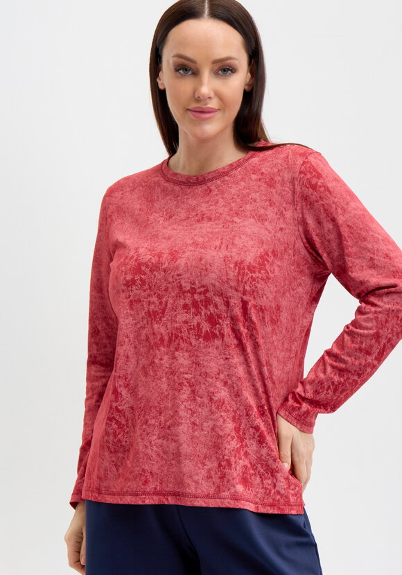 Лонгслив с принтом на горловине спинки шир.  580, рис. 7