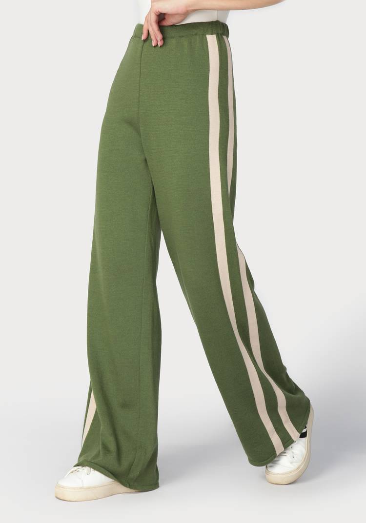 Брюки женские свободного кроя с лампасами шир.  750, рис. 5