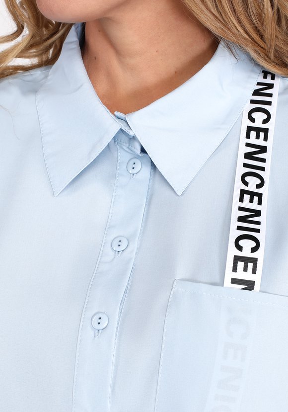 Блуза из вискозы с декоративной отделкой шир.  580, рис. 12