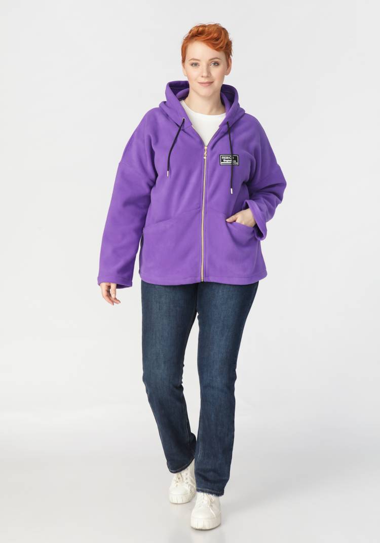 Толстовка на молнии из флиса шир.  750, рис. 18