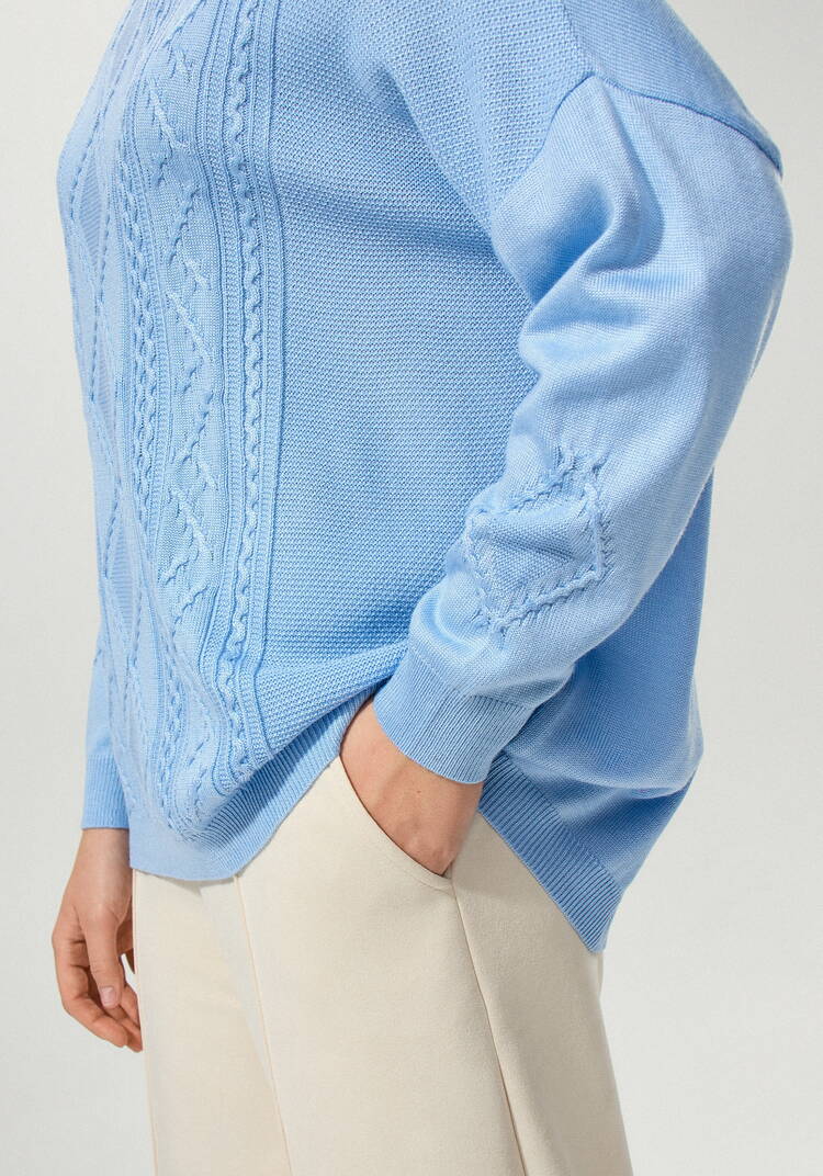 Джемпер женский свободного облегания шир.  750, рис. 32