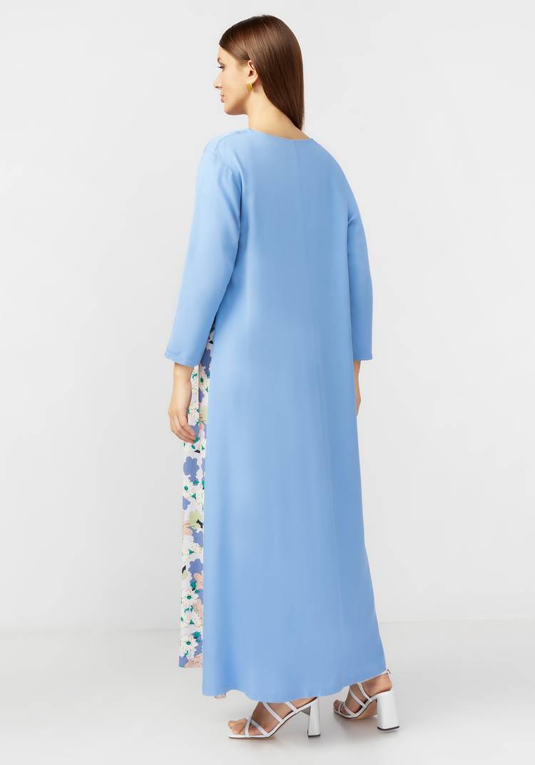 Платье с контрастными вставками Белла шир.  750, рис. 2