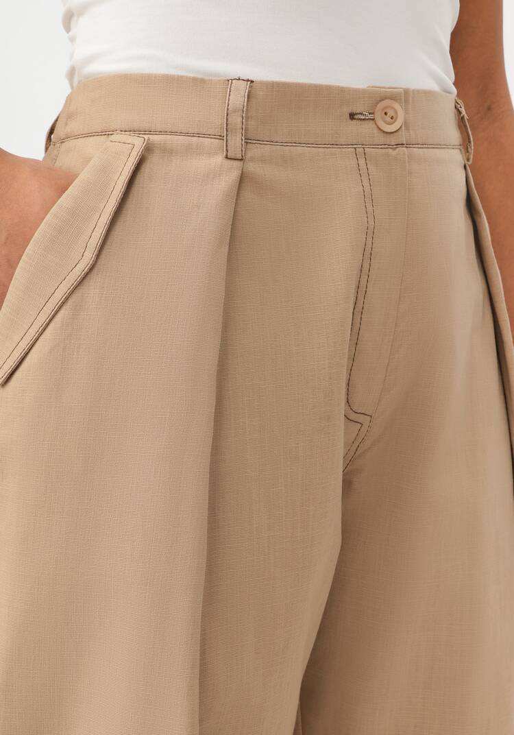 Брюки-бананы изо льна шир.  750, рис. 5