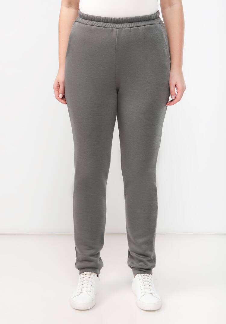 Брюки прямые утепленные на резинке шир.  750, рис. 4