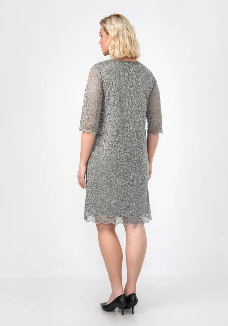 Платье из эластичного гипюра шир.  750, рис. 10