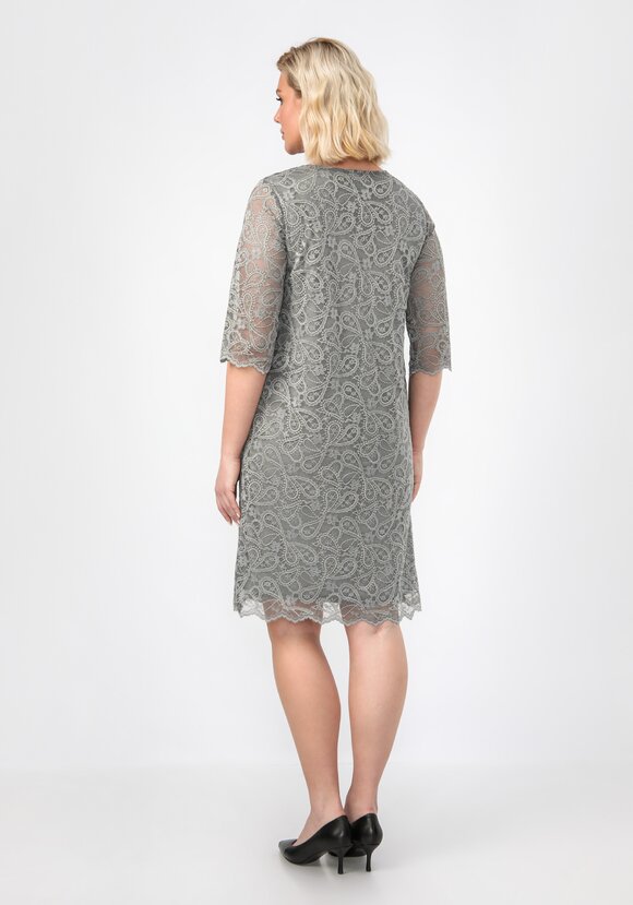 Платье из эластичного гипюра шир.  580, рис. 10