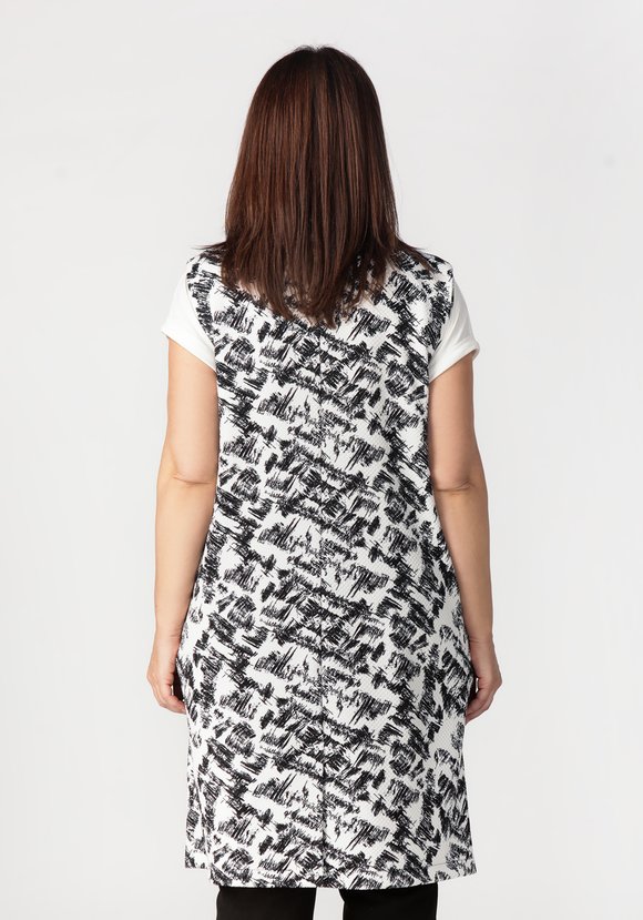 Жилет женский удлиненный Ева шир.  580, рис. 6