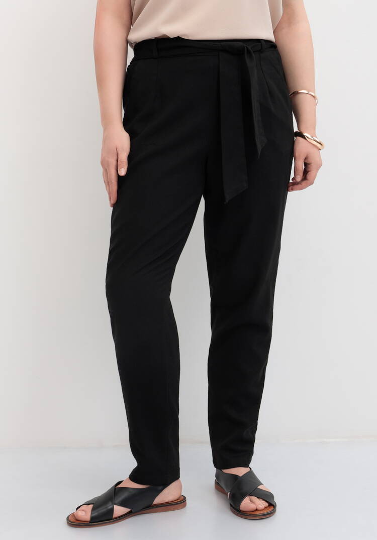 Брюки-бананы с завязками шир.  750, рис. 12