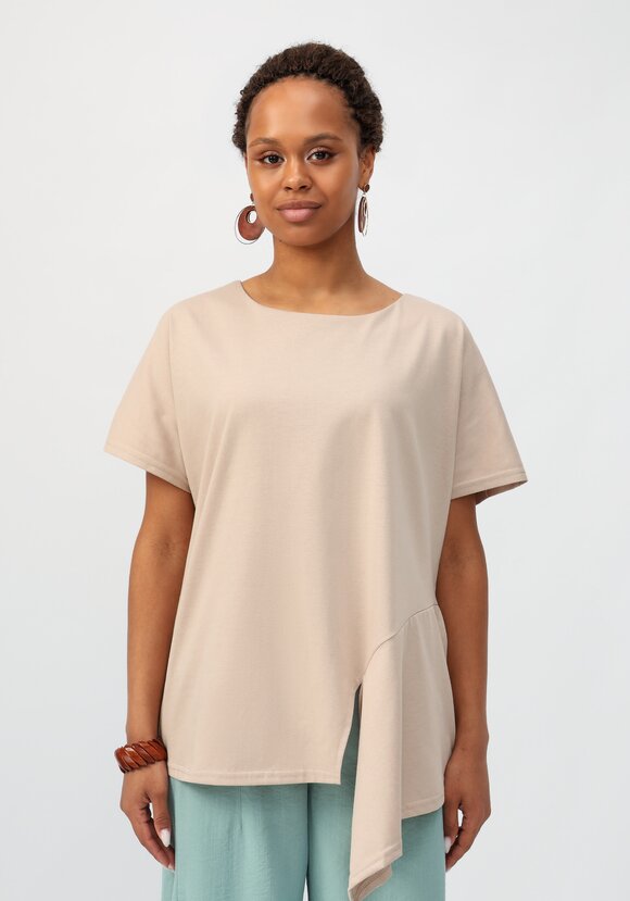 Блуза с асимметричным кроем шир.  580, рис. 4