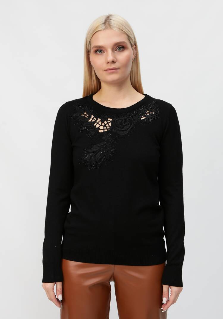 Блуза Цветочное ожерелье шир.  750, рис. 4