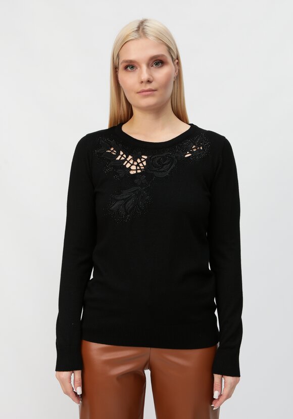 Блуза Цветочное ожерелье шир.  580, рис. 4