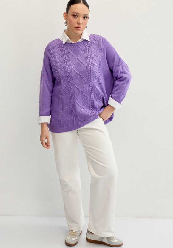 Джемпер женский свободного облегания шир.  580, рис. 15