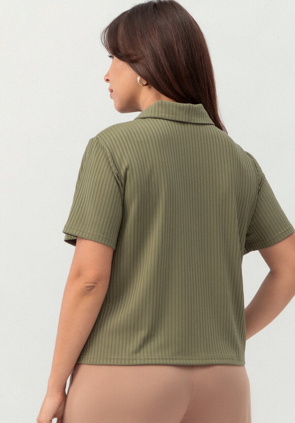 Поло с коротким рукавом из ткани лапша шир.  580, рис. 17