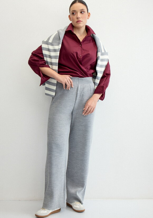 Брюки свободного кроя палаццо шир.  580, рис. 17