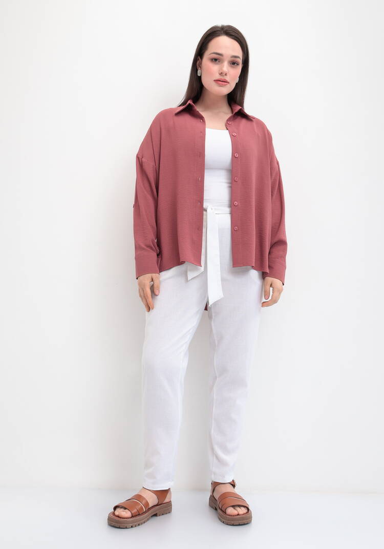 Брюки-бананы с завязками шир.  750, рис. 15