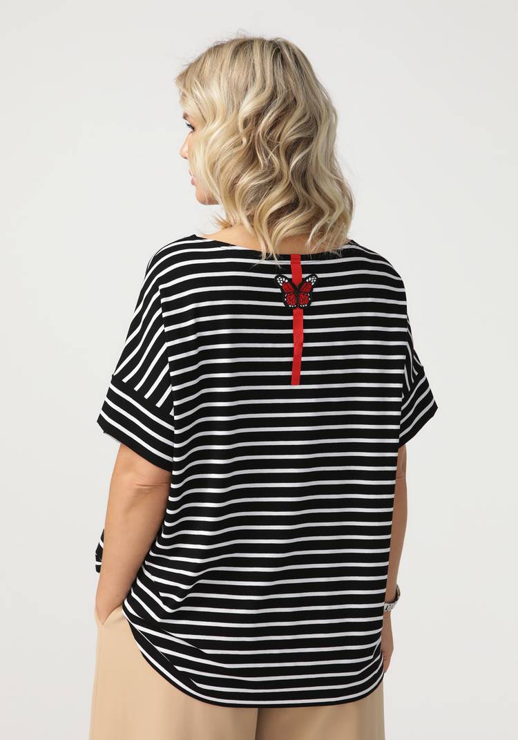 Футболка в полоску Мэрин шир.  750, рис. 6