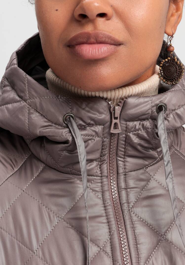 Куртка стёганая с капюшоном шир.  750, рис. 25