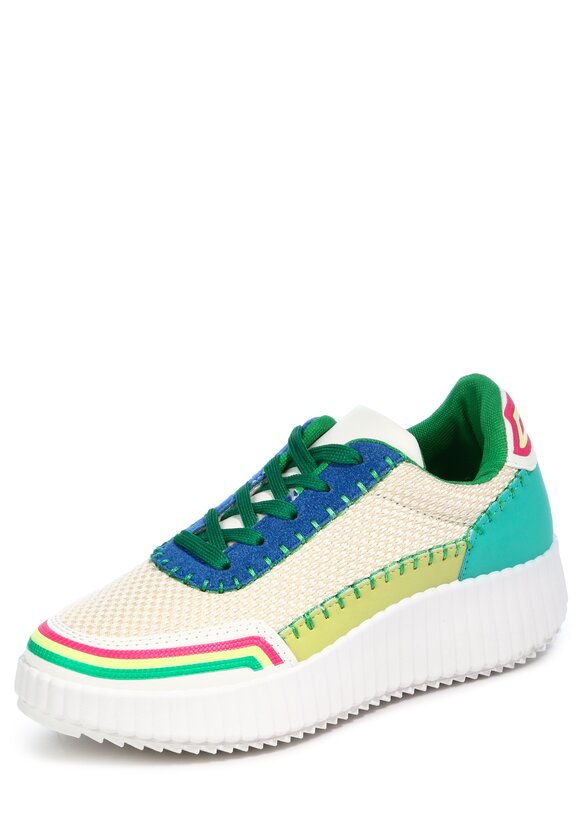 Кроссовки женские Мультиколор шир.  580, рис. 1