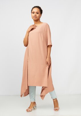 Удлиненная туника с разрезами