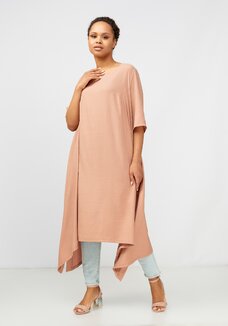 Удлиненная туника с разрезами