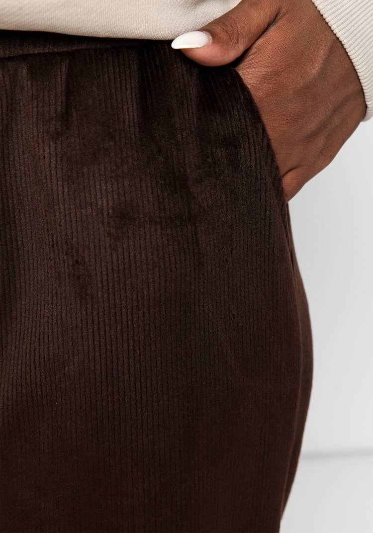 Брюки на меху велюровые Миранда шир.  750, рис. 13