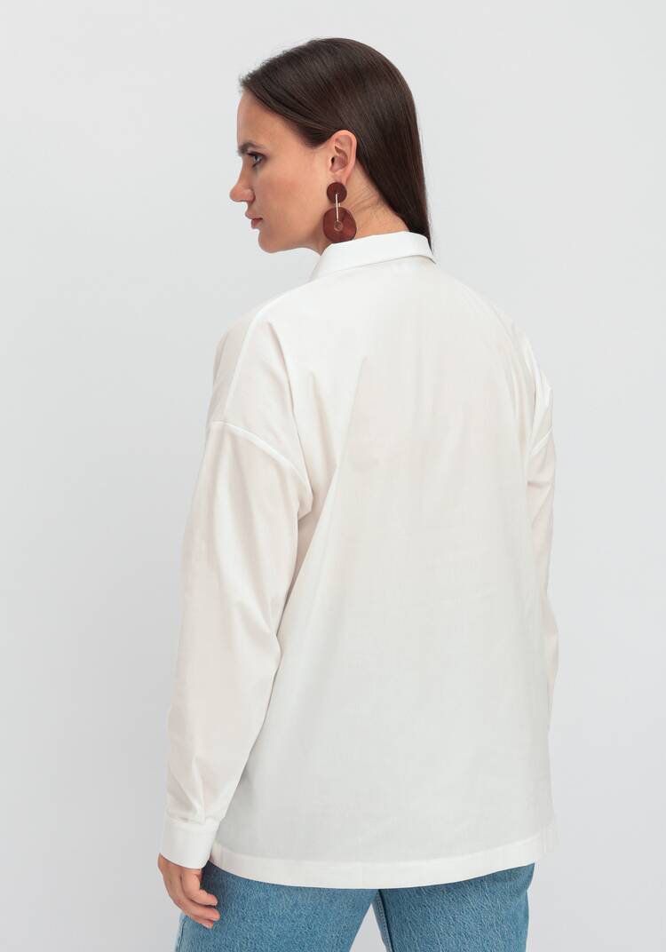 Рубашка с объемным карманом шир.  750, рис. 19