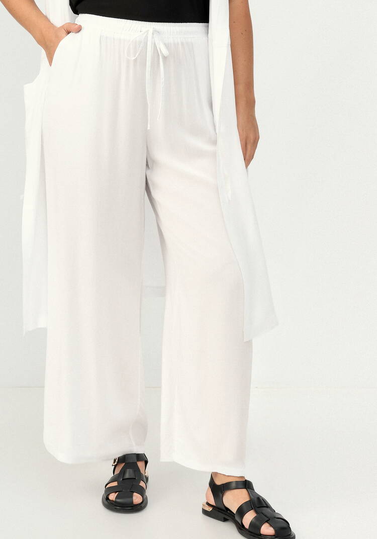 Брюки широкие на кулиске из штапеля шир.  750, рис. 4