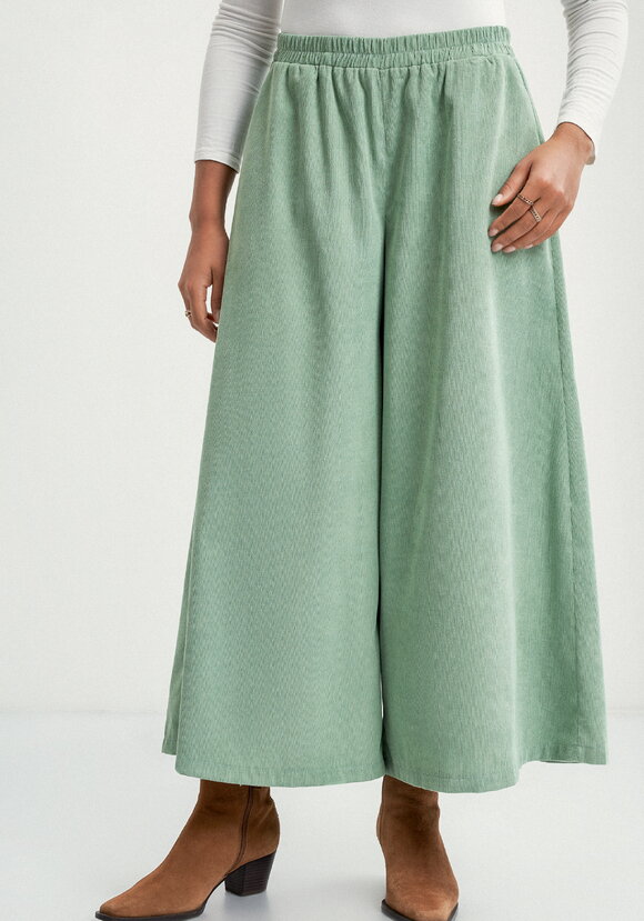 Юбка-брюки из микровельвета шир.  580, рис. 4