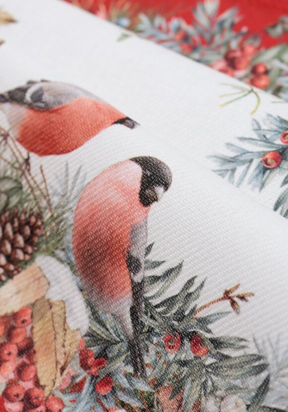 Набор полотенец Снегири, 2 шт. шир.  580, рис. 4