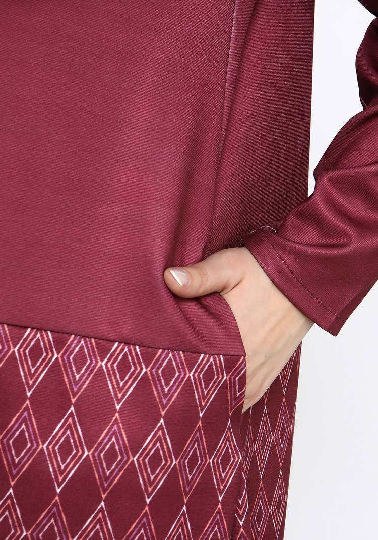 Платье А-силуэта с принтом шир.  750, рис. 8