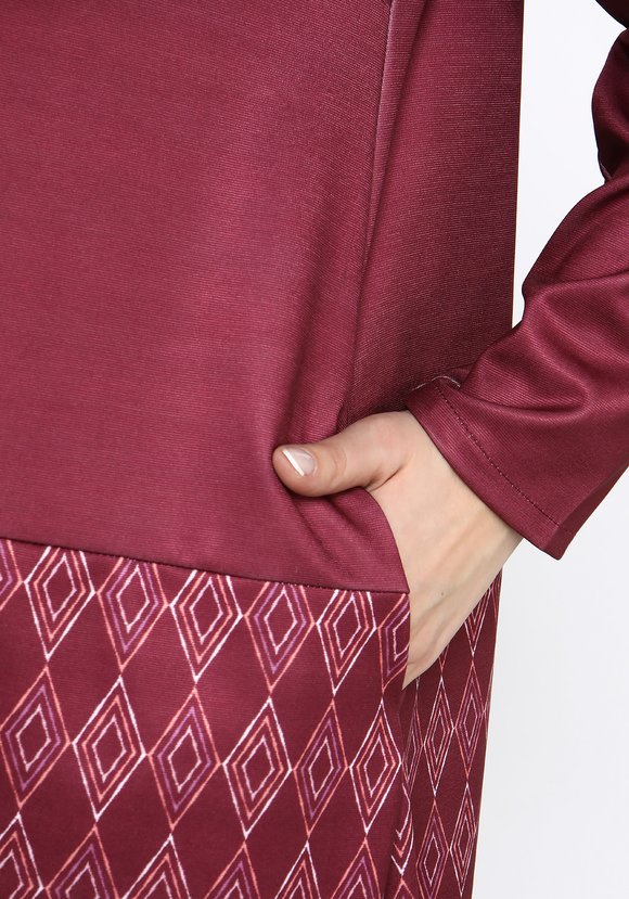 Платье А-силуэта с принтом шир.  580, рис. 8