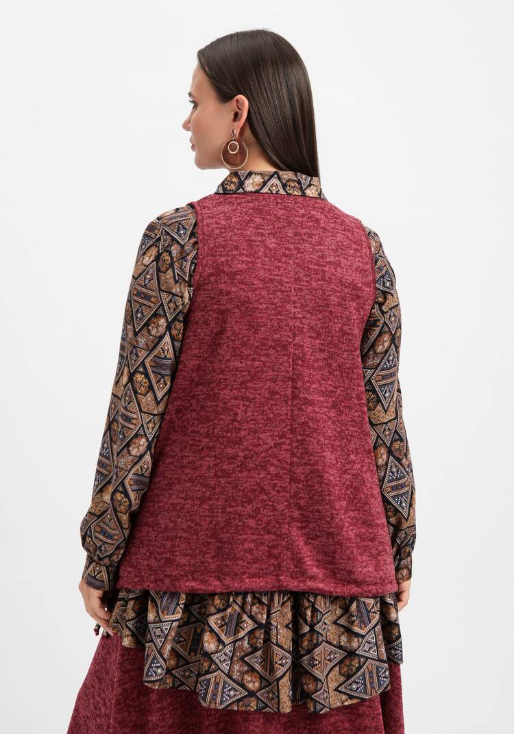 Жилет А-силуэта с кулиской по низу шир.  750, рис. 11