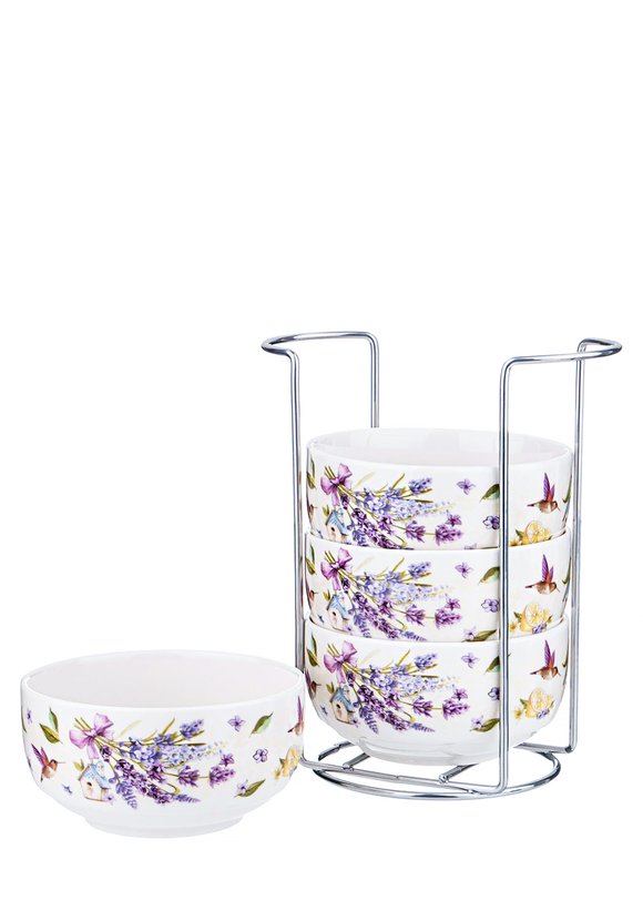 Набор салатников на металлической подставке шир.  580, рис. 2