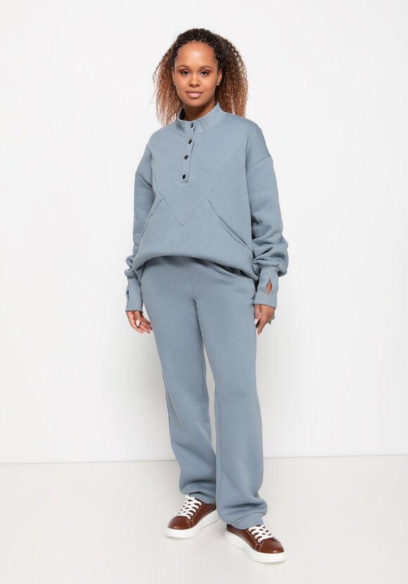 Брюки из футера с начесом шир.  580, рис. 2