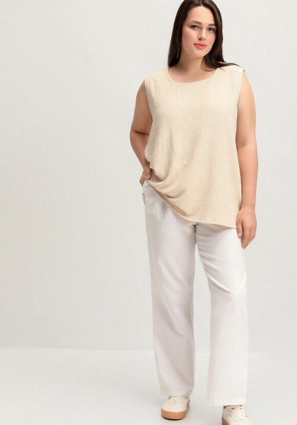 Топ свободного кроя с круглым вырезом шир.  580, рис. 10