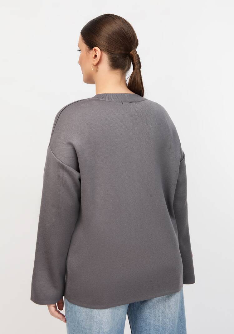 Кардиган с цветочным акцентом шир.  750, рис. 10