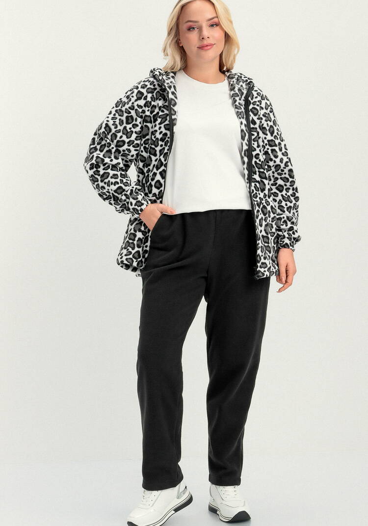 Брюки прямые из флиса на резинке шир.  750, рис. 23