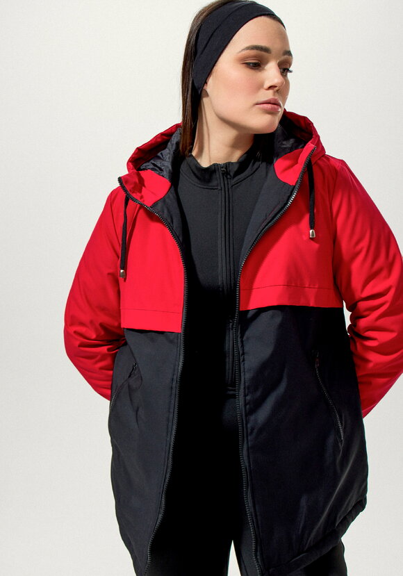 Куртка с капюшоном на молнии шир.  580, рис. 15