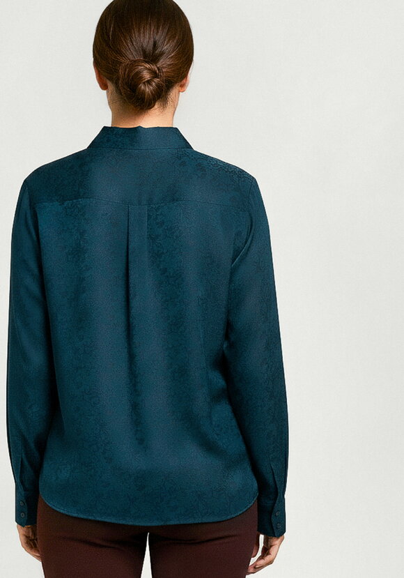 Блуза с жаккардовым узором шир.  580, рис. 3