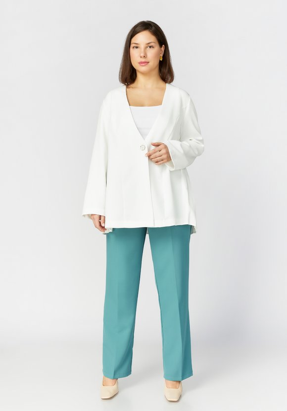 Пиджак с плиссированной спинкой шир.  580, рис. 13