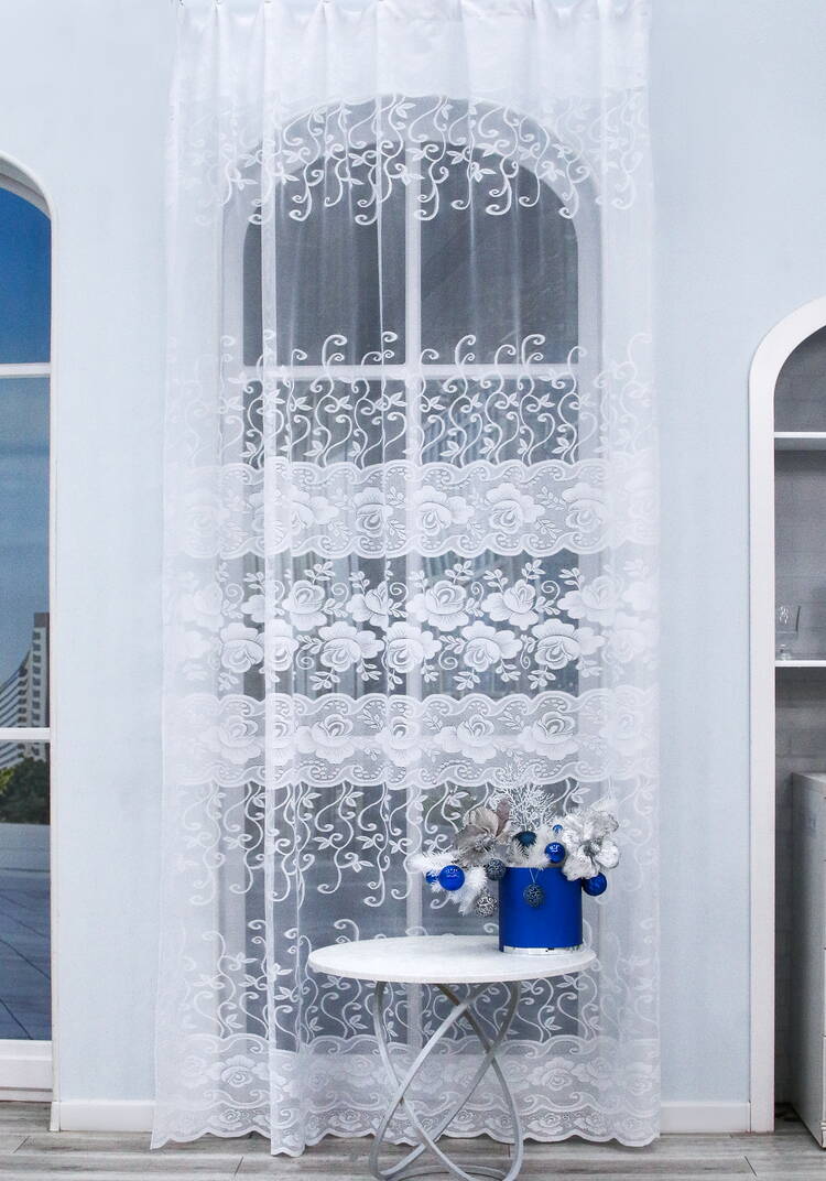 Тюль с мерцанием Мириады звезд шир.  750, рис. 6