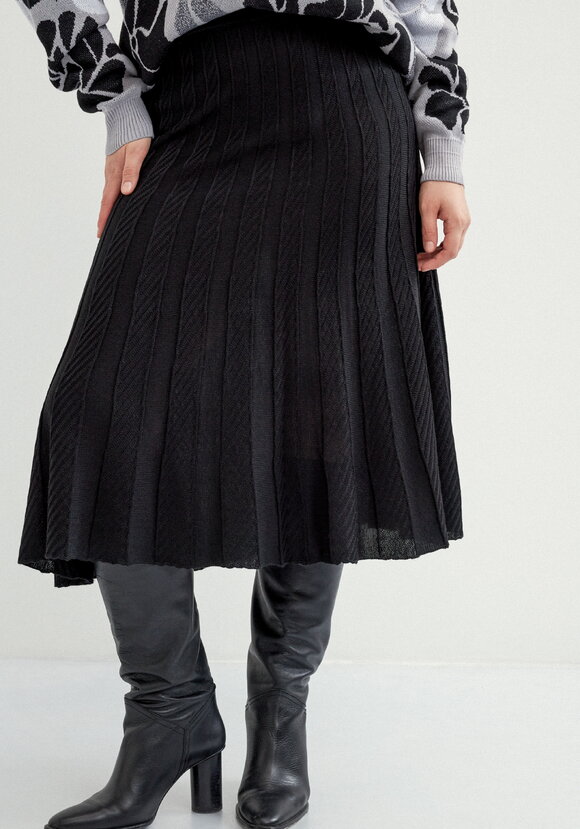 Юбка миди А-силуэта с переплетениями шир.  580, рис. 18