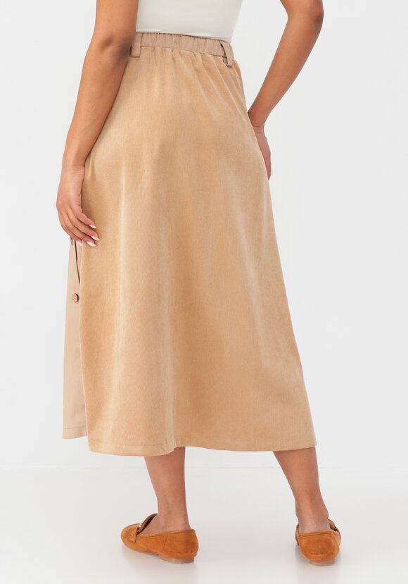 Юбка оригинального кроя с резинкой на поясе шир.  580, рис. 3